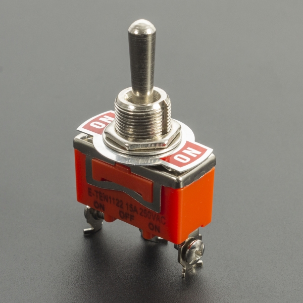 INTERRUPTOR DE CODILLO ON-OFF-ON E-TEN1122 15A Genérico - 1