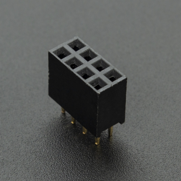 REGLETA HEMBRA 2.54MM 2X4P Genérico - 2