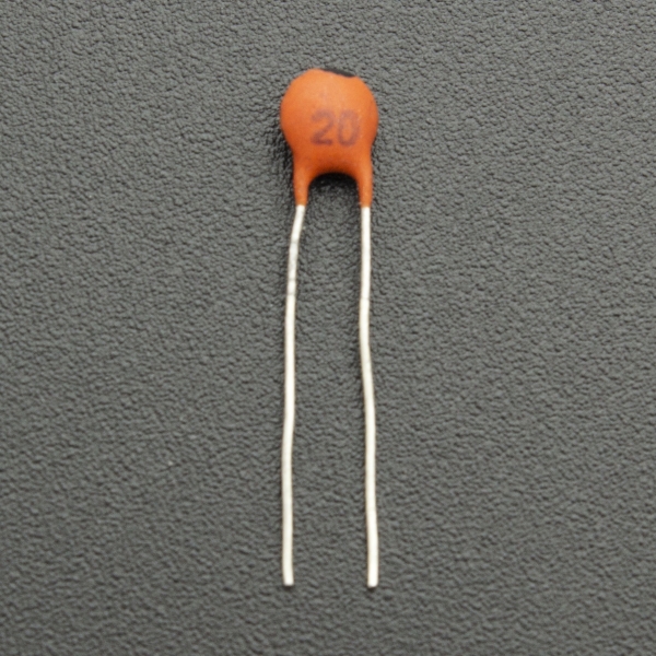 CONDENSADOR CERÁMICO 20 PF 50V Genérico - 2