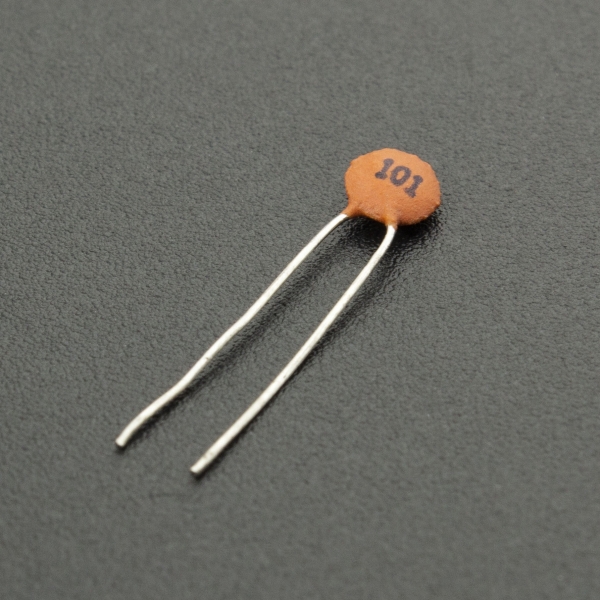 CONDENSADOR CERÁMICO 101 0.1NF 100PF Genérico - 1