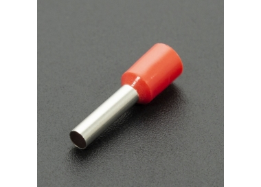 TERMINAL TUBULAR PRE-AISLADA E2510 ROJA Genérico - 1