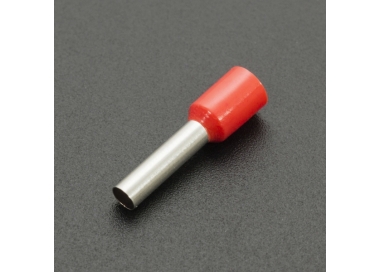 TERMINAL TUBULAR PRE-AISLADA E4012 ROJA Genérico - 1