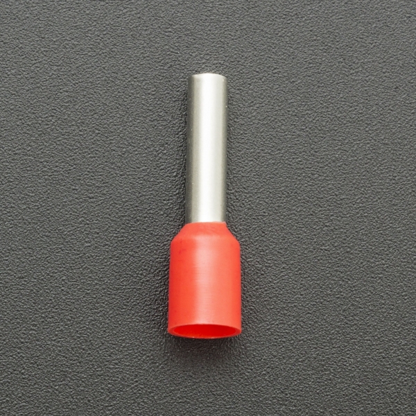 TERMINAL TUBULAR PRE-AISLADA E4012 ROJA Genérico - 2