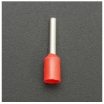 TERMINAL TUBULAR PRE-AISLADA E1510 ROJA Genérico - 2