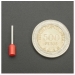 TERMINAL TUBULAR PRE-AISLADA E7512 ROJA Genérico - 3