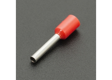 TERMINAL TUBULAR PRE-AISLADA E1010 ROJA Genérico - 1