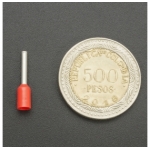 TERMINAL TUBULAR PRE-AISLADA E1010 ROJA Genérico - 3