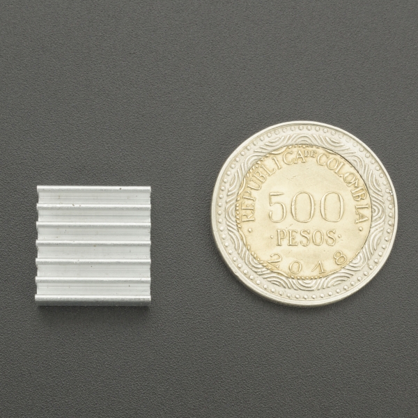 DISIPADOR DE CALOR DE ALUMINIO 14X14X6 MM Genérico - 4