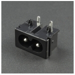 CONECTOR O ENCHUFE DE ALIMENTACIÓN AC-19 PARA CABLE DE PODER C7 Genérico - 1