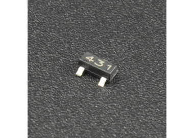 REGULADOR DE DERIVACIÓN AJUSTABLE TL431 SMD SOT-23 Genérico - 1