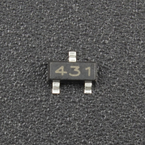 REGULADOR DE DERIVACIÓN AJUSTABLE TL431 SMD SOT-23 Genérico - 2