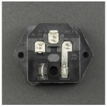 CONECTOR O ENCHUFE DE ALIMENTACIÓN AC-03 PARA CABLE DE PODER C13 Genérico - 3