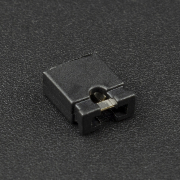 Conector Jumper 2.54 mm 2P Negro Genérico - 2