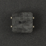 Interruptor Pulsador 4P 12x12x7.3mm B3F Negro Genérico - 3