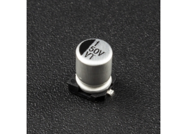 CAPACITOR ELECTROLÍTICO DE ALUMINIO 1 UF 50V 4X5.4 MM SMD Genérico - 1