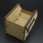 CAJA ORGANIZADORA EN MDF 16x10x10 CM Vistronica - 3 CAJA ORGANIZADORA EN MDF 16x10x10 CM Vistronica - 3