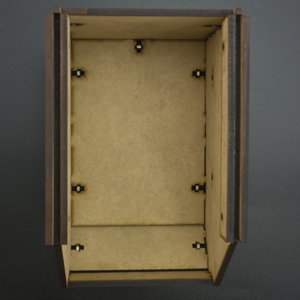 CAJA ORGANIZADORA EN MDF 16x10x10 CM Vistronica - 4 CAJA ORGANIZADORA EN MDF 16x10x10 CM Vistronica - 4
