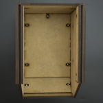 CAJA ORGANIZADORA EN MDF 16x10x10 CM Vistronica - 4 CAJA ORGANIZADORA EN MDF 16x10x10 CM Vistronica - 4