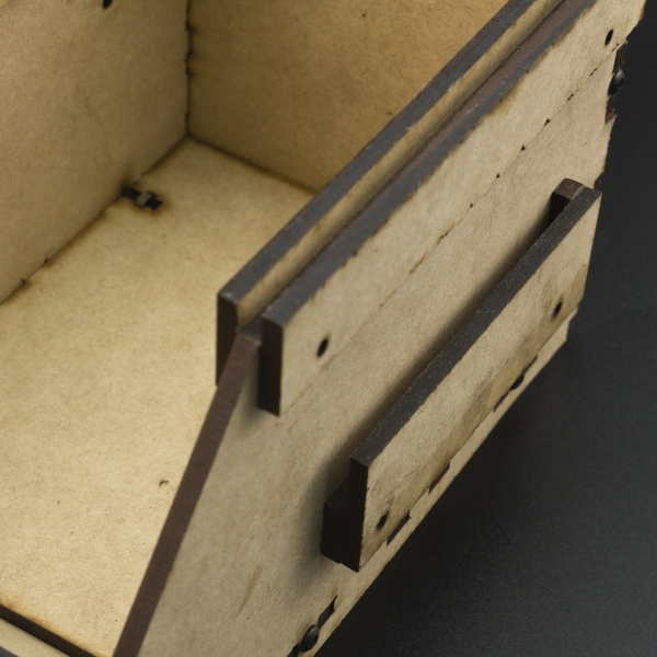 CAJA ORGANIZADORA EN MDF 16x10x10 CM Vistronica - 6 CAJA ORGANIZADORA EN MDF 16x10x10 CM Vistronica - 6