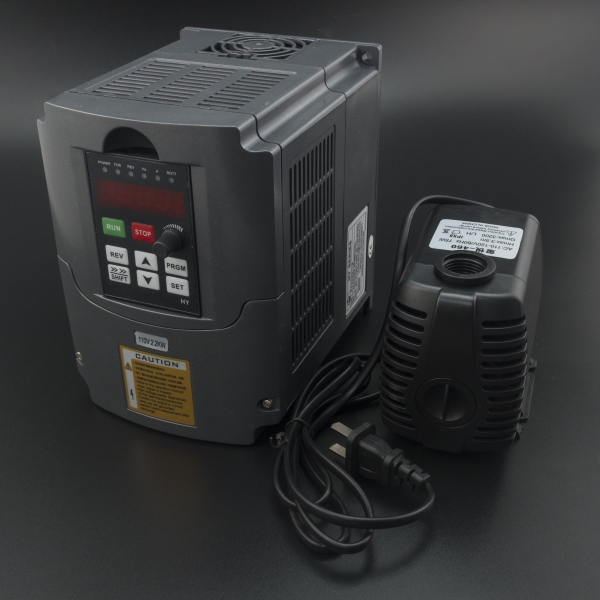 KIT VARIADOR DE FRECUENCIA VFD HY02D211B CON SPINDLE O HUSILLO 2.2KW 24000RPM Y SET DE PORTABROCAS PARA CNC RUTEADORA Genérico - KIT VARIADOR DE FRECUENCIA VFD HY02D211B CON SPINDLE O HUSILLO 2.2KW 24000RPM Y SET DE PORTABROCAS PARA CNC RUTEADORA Genérico -