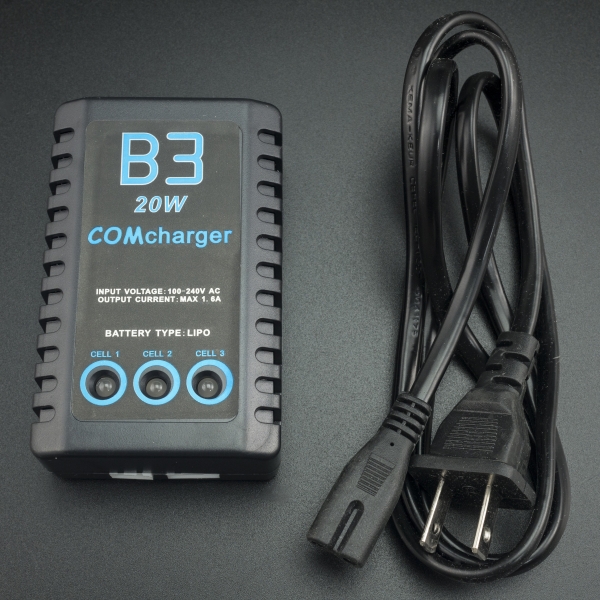Cargador de batería Lipo 3S COMcharger B3 20W Genérico - 2