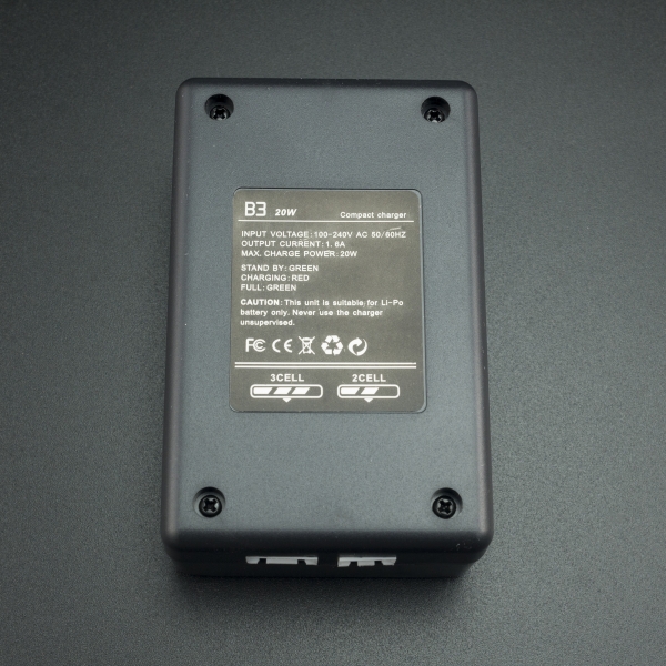Cargador de batería Lipo 3S COMcharger B3 20W Genérico - 4