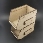 CAJA ORGANIZADORA EN MDF 15x20x10 CM Vistronica - 3