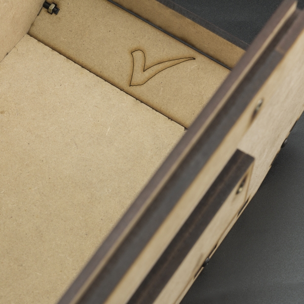 CAJA ORGANIZADORA EN MDF 15x20x10 CM Vistronica - 7