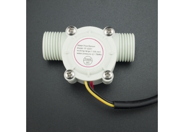 Sensor Medidor de Flujo YF-S201 Blanco Genérico - 1
