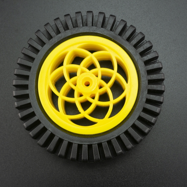 Llanta 78MM Para Servomotor y Motorreductor TT Genérico - 2