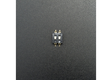 MINI DIP SWITCH DE 2P NEGRO SMD Genérico - 1
