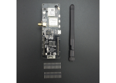 PLACA DE DESARROLLO TTGO CON TRANSCEPTOR LORA 915 MHZ, MODULO GPS NEO-6M Y MODULO WIFI/BLUETOOTH ESP32 PARA IOT CH9102F Genérico