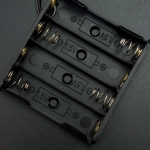 Porta Baterías x4 AA con Conector Jack 5.5x2.1 mm Genérico - 4