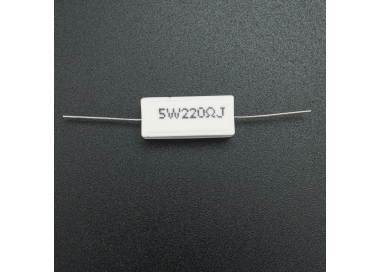 Resistencia 5W 220 Ohm Genérico - 1
