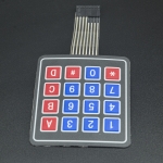 Teclado Matricial 4x4 Tipo Membrana Genérico - 3