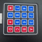 Teclado Matricial 4x4 Tipo Membrana Genérico - 2