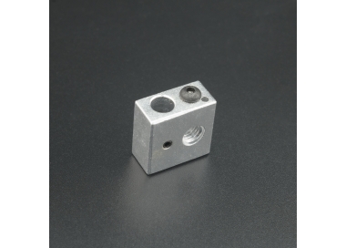 Bloque de Aluminio Para Extrusor MK8 20*20*10 mm Genérico - 1