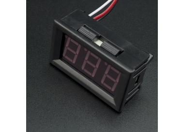Voltímetro 7 Seg Azul 4.5V- 30V DC Genérico - 1