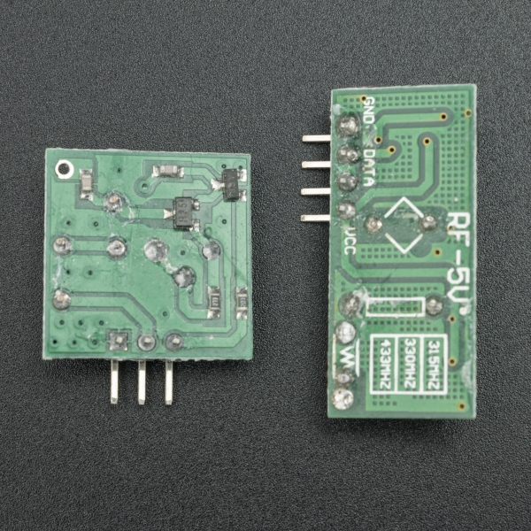 Módulo RF Transmisor y Receptor 433MHz Genérico - 3