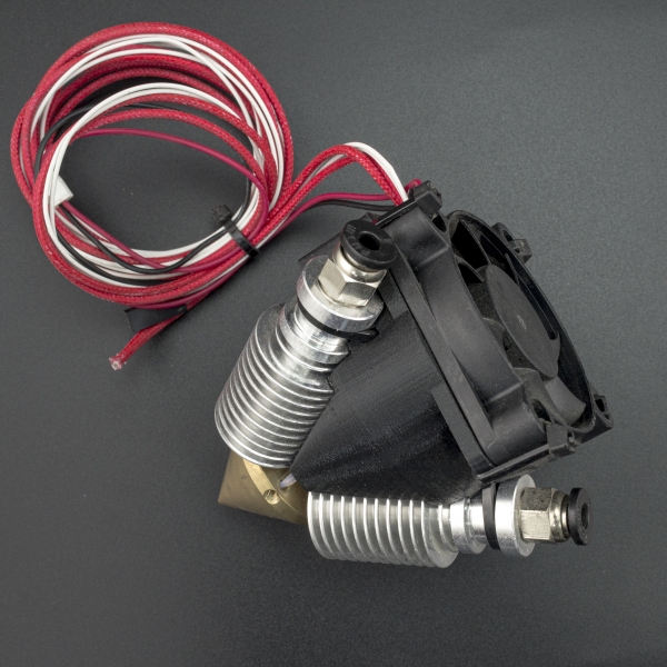 Extrusor Triple E3D-V6 Diamond Hotend 0.4MM Genérico - 3