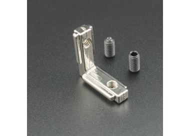 Soporte Unión en L Para Perfil de Aluminio 20x20 Genérico - 1