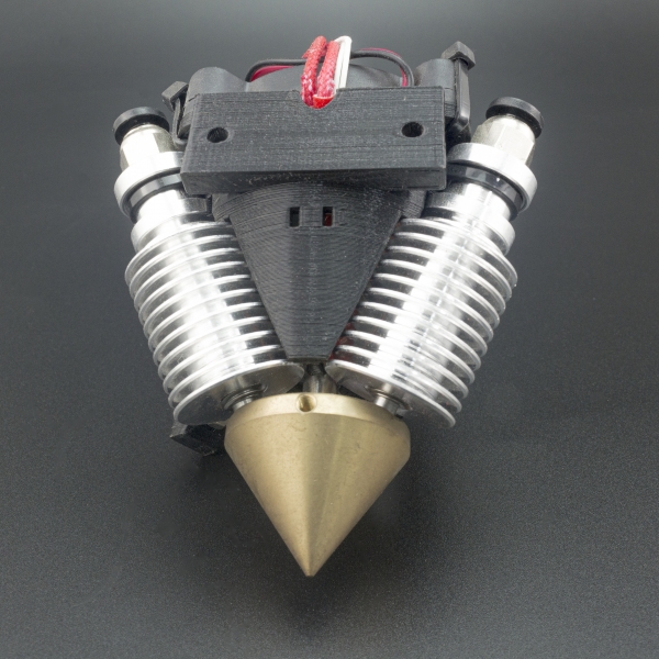Extrusor Triple E3D-V6 Diamond Hotend 0.4MM Genérico - 2