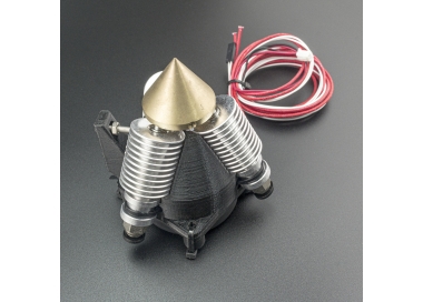 Extrusor Triple E3D-V6 Diamond Hotend 0.4MM Genérico - 1