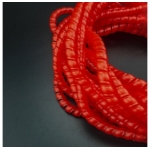 ESPIRAL DE PLÁSTICO 8 MM ROJO PARA COBERTURA DE CABLES 10 METROS Genérico - 1