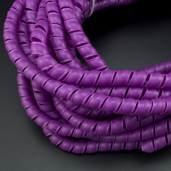 ESPIRAL DE PLÁSTICO 8 MM MORADO PARA COBERTURA DE CABLES 10 METROS Genérico - 3