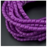 ESPIRAL DE PLÁSTICO 8 MM MORADO PARA COBERTURA DE CABLES 10 METROS Genérico - 3
