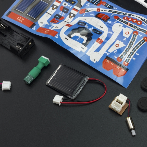 KIT ROBOT EDUCATIVO FLOTA ESPACIAL SOLAR 6 EN 1 Genérico - 3
