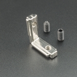 Soporte Unión en L Para Perfil de Aluminio 40x40 Genérico - 2