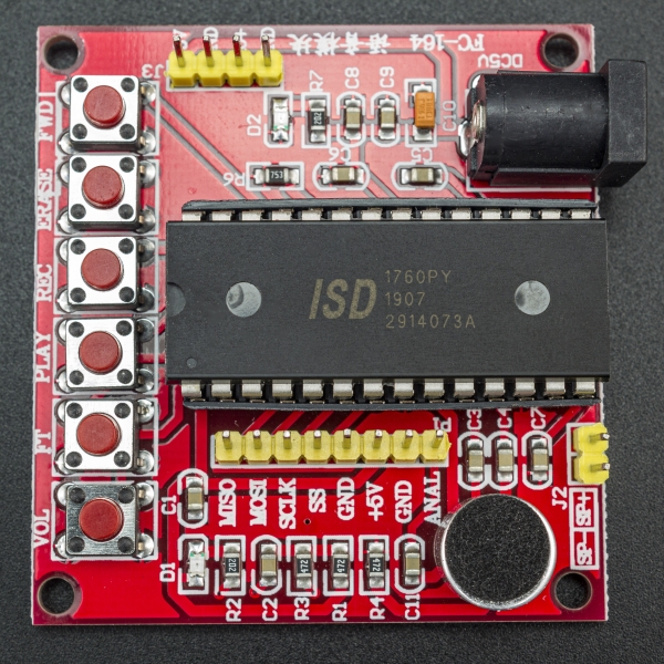 Módulo Grabación y Reproducción Voz ISD1760 Genérico - 2