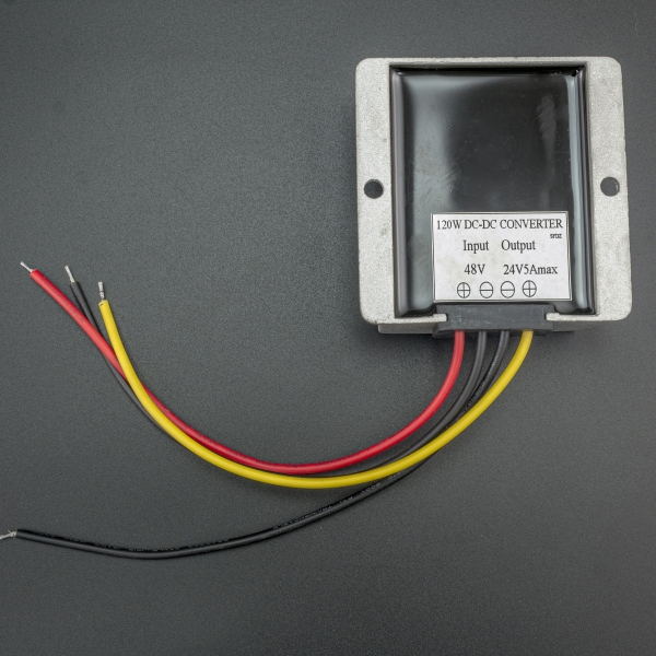 CONVERTIDOR DC-DC BUCK 48V A 24V 120W Genérico - 5